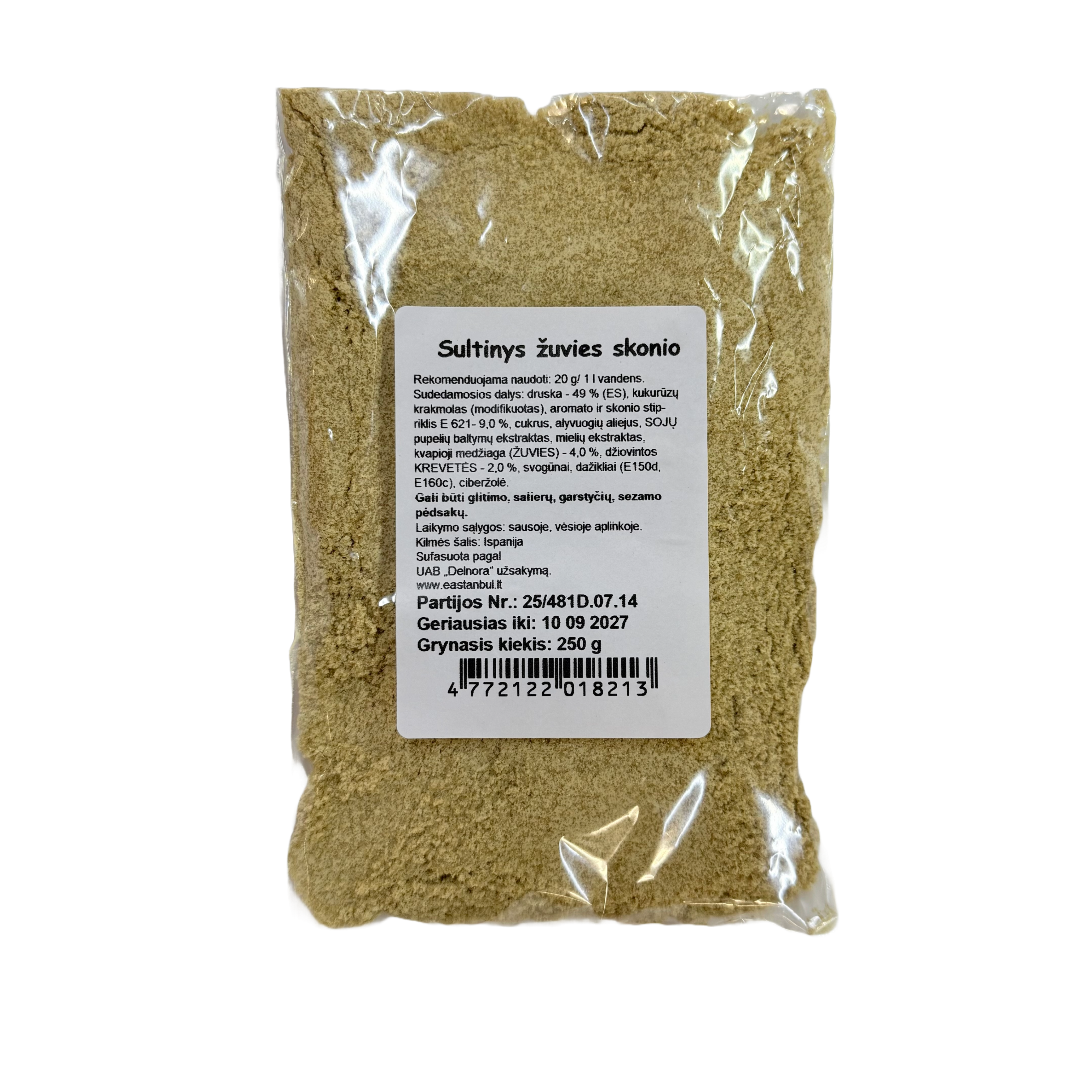 Sultinys žuvies skonio, 250 g