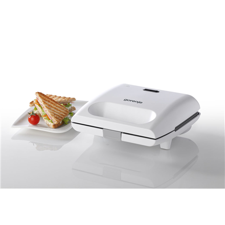 Sumuštinių keptuvė Gorenje  Sandwich Maker  SM701GCW  700 W  Number of plates 1  Number of past