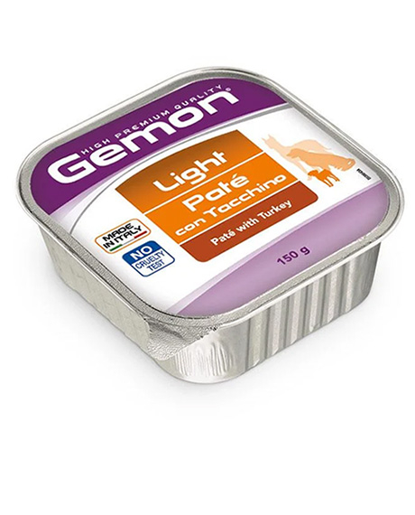 Gemon Pate Light paštetas šunims su kalakutiena, 12x150 g