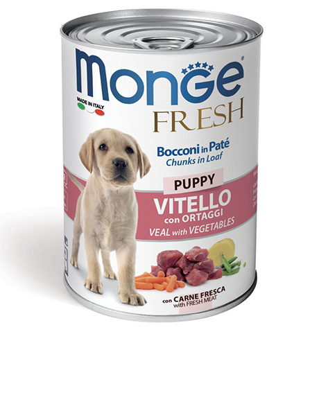 Monge Fresh Puppy konservai šuniukams su veršiena, 6x400 g