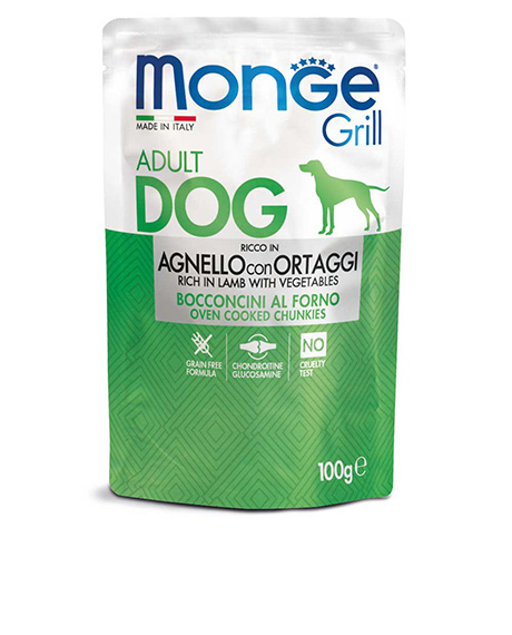 Monge Grill konservai šunims su ėriena ir daržovėmis, 24x100 g