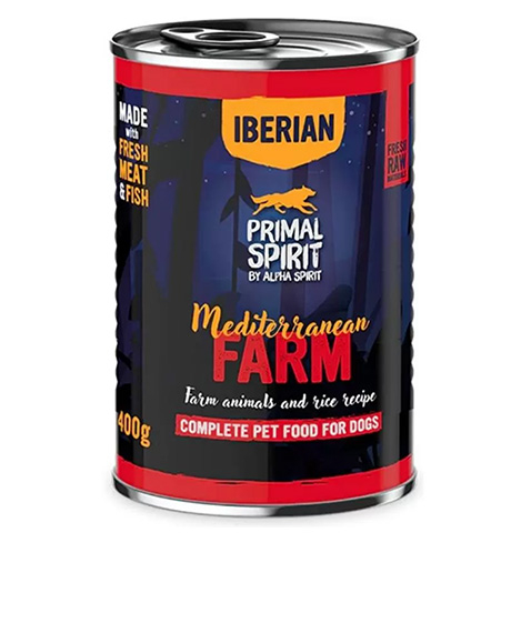 Primal Spirit Mediterranean Farm konservai šunims, 400 g