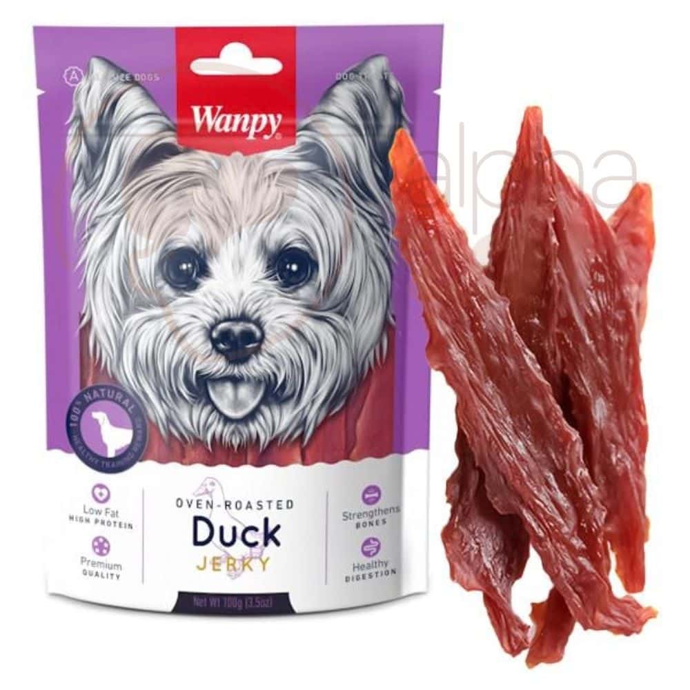 Wanpy Soft Duck Jerky skanėstas šunims antienos filė 100g