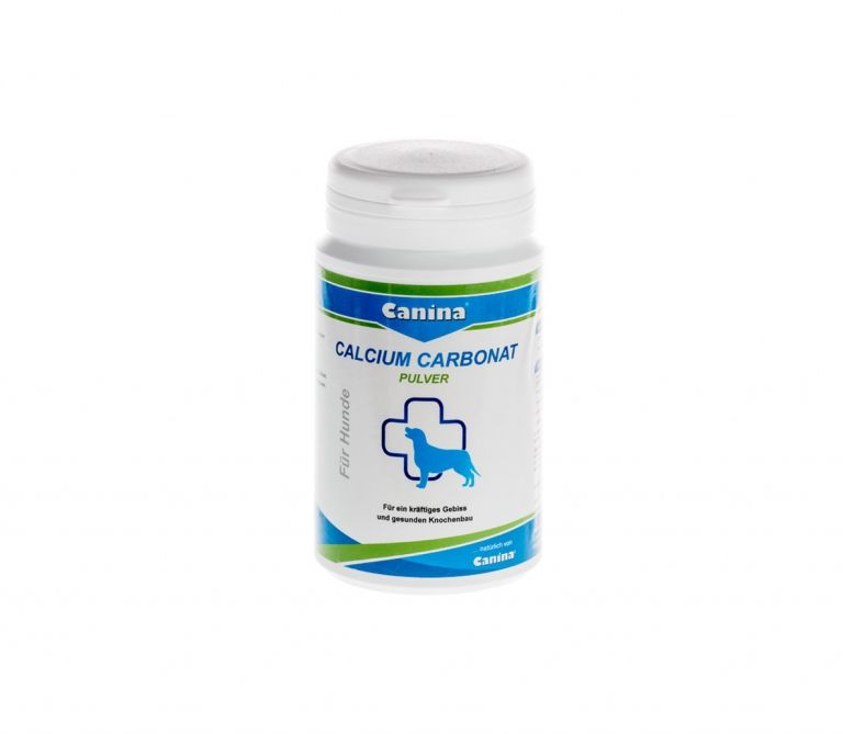 CANINA CALCIUM CARBONAT, kalcio milteliai šunims (dantims, kaulams), 400g