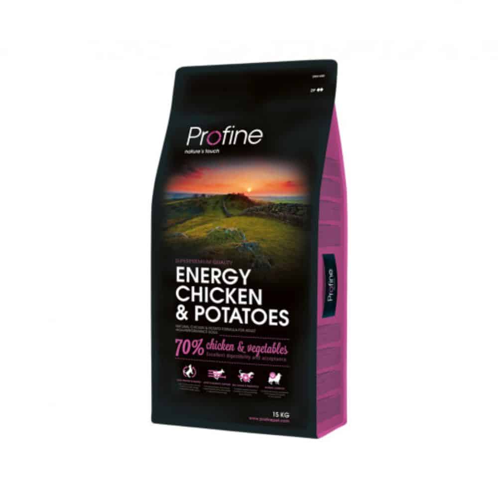 Profine Energy Chicken & Potatoes sausas maistas šunims su vištiena 15kg