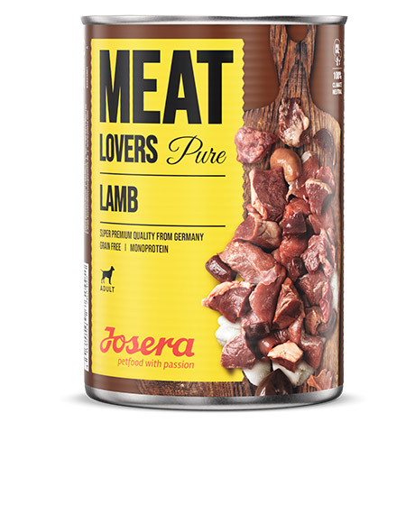 Josera Meat Lovers Pure Lamb konservai šunims su ėriena, 400 g