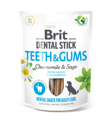 Brit Dental Stick Teeth - Gums skanėstai šunims 7 vnt, 251 g