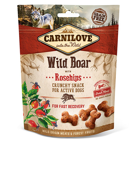 Carnilove skanėstai šunims Wild Boar with Rosehips, 200 g