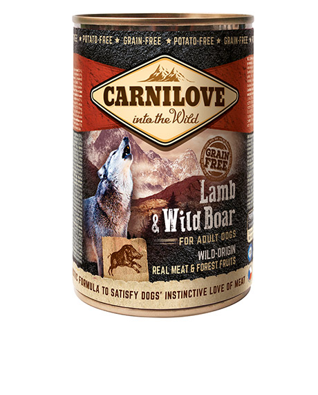 Carnilove konservai šunims Wild Meat Lamb - Wild Boar, 400 g