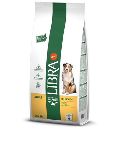 Libra Dog Chicken sausas maistas šunims su vištiena, 12 kg