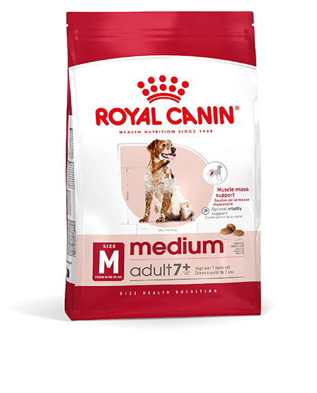 Royal Canin Medium Adult 7+ sausas maistas šunims : Pakuotė - 4 kg