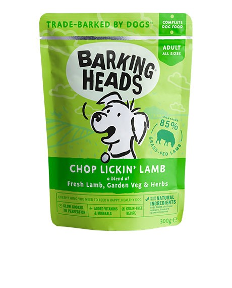 Barking Heads Chop Lickin Lamb konservai šunims su ėriena, 300 g : Pakuotė - 5 x 300 g