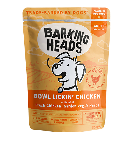 Barking Heads Bowl Lickin Chicken konservai šunims su vištiena, 300 g : Pakuotė - 5 x 300 g