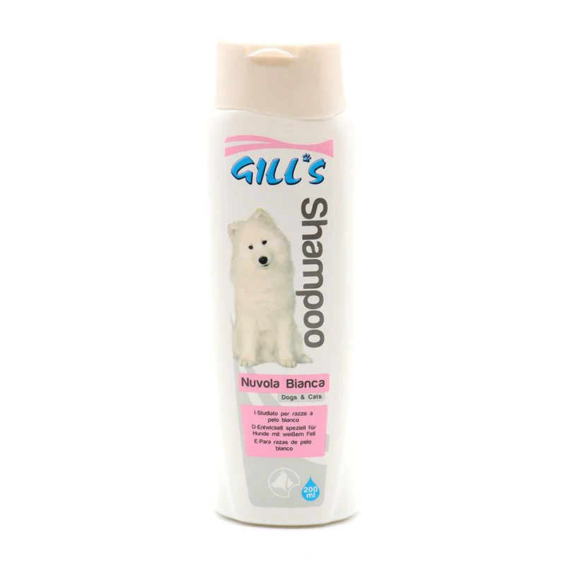 GILL'S NUVOLA BIANCA Šampūnas Baltaplaukiams Šunims-Katėms 200ml