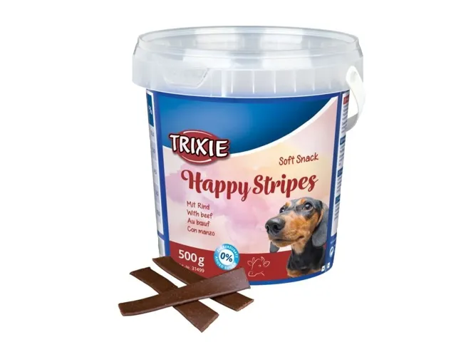 TRIXIE skanėstai šunims minkštas užkandis Happy Juostelės 500 g