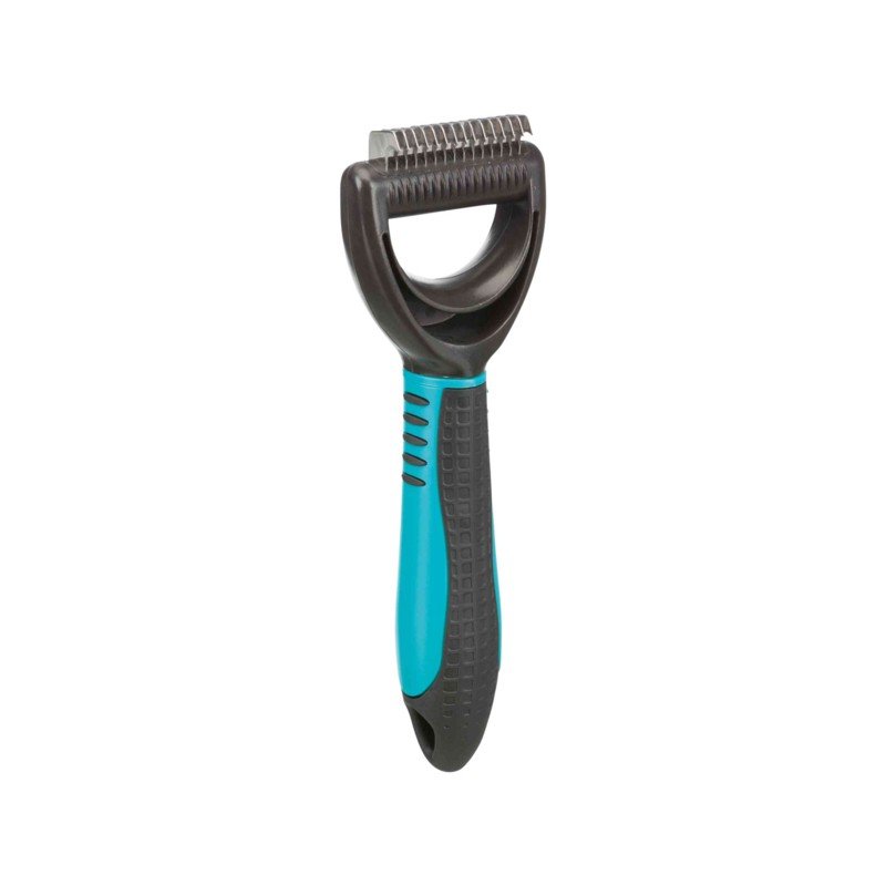 TRIXIE Fur detangler Grėblys susivėlusiam kailiui plastm.-metal. 7x18 cm