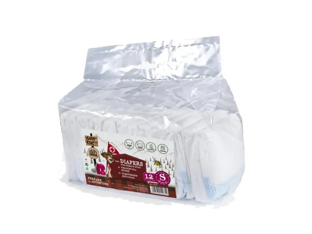 BARRY KING sauskelnės kalėms S 28 - 40 cm 12vnt.