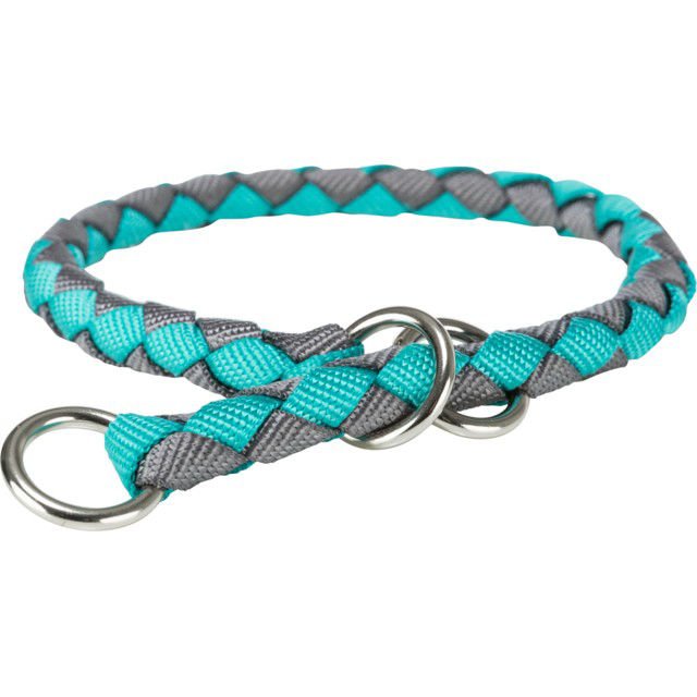 TRIXIE Cavo antkaklis pusiau smaug. S-M 35-41cm/12mm indigo/mėlynas