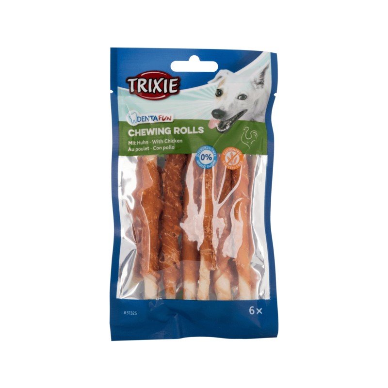 TRIXIE Denta Fun skanėstai šunims kramtomi antienos suktinukai 250 g