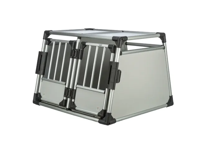 TRIXIE Dvigubas transportavimo narvas aliuminis M–L 93x64x88 cm