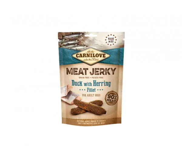 Carnilove Dog skanėstas Jerky Duck&Herring Fillet 5x100g