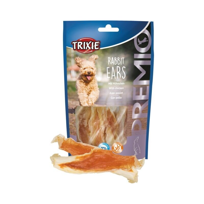 TRIXIE PREMIO Skanėstas Triušio ausys 80 g