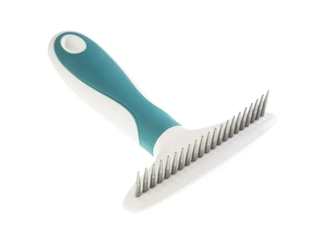 Gimdog Dematting Rake grėblys su stambiais konusiniais dantim 12x15 cm