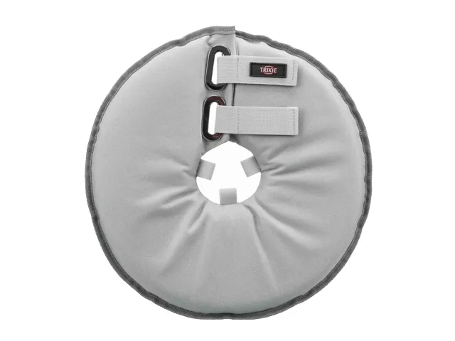 TRIXIE Apsauginė apykaklė poliesteris/putplastis S: 30-34 cm/19.5 cm pilka