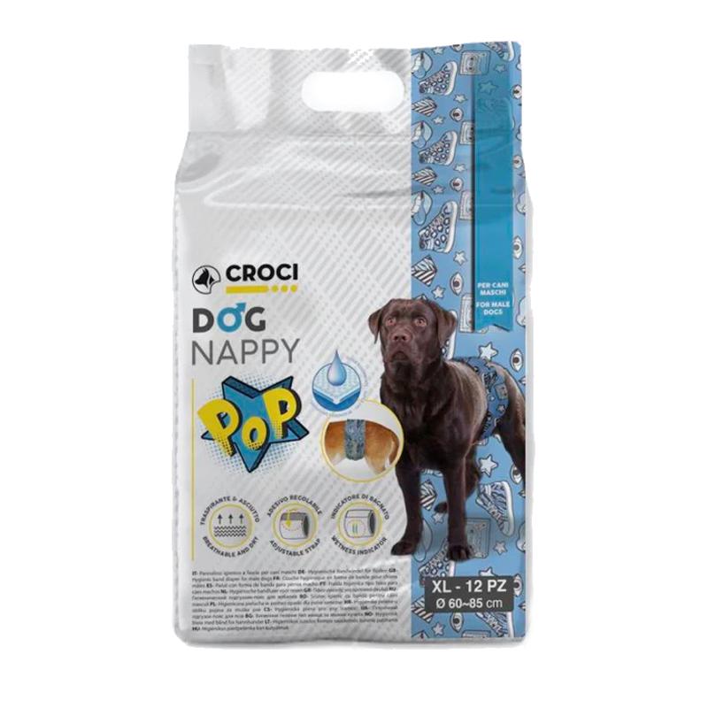 Croci Dog Nappy juostos patinėliams XL 60-85cm; 12vnt