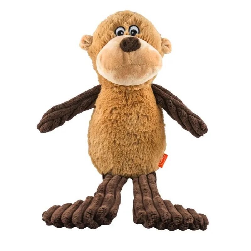 Pet Nova Grizzly Monkey pliušinė beždžionė žaislas šunims; 40cm