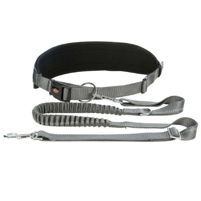 Trixie Waist Belt Grey juosmens diržas su pavadėliu; 150cm