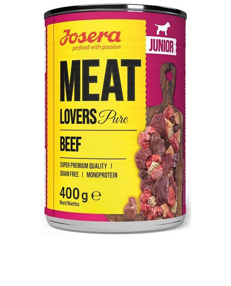 Josera Meat Lovers Junior Pure Beef konservai šuniukams su jautiena, 400 g