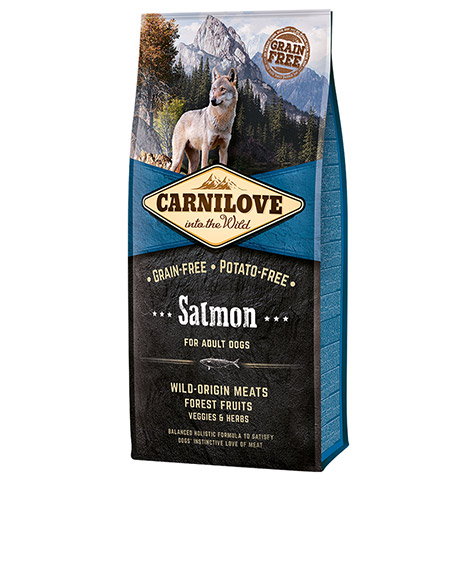 Carnilove Salmon for Adult sausas maistas šunims su lašiša : Pakuotė - 12+2 kg