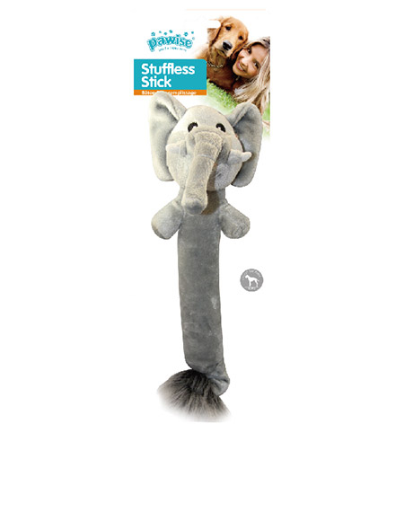 Pawise Stick Elephant žaislas šunims, 38 cm