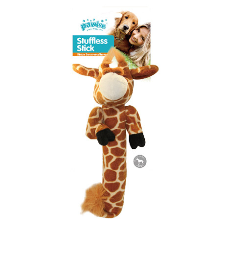 Pawise Stick Giraffe žaislas šunims, 38 cm