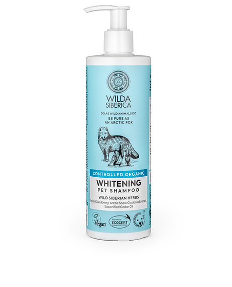 Wilda Siberica Whitening šampūnas balto kailio šunims ir katėms, 400 ml