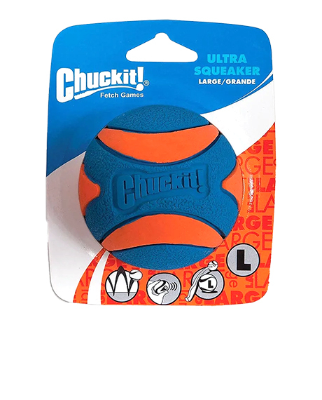 Chuckit! Ultra Squeaker Ball kamuoliukas šunims, 7 cm