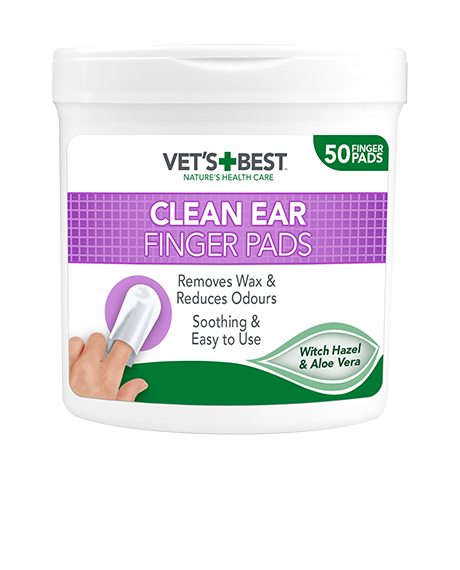 Vet's Best Clean Ear ausų valymo servetėlės, 50 vnt