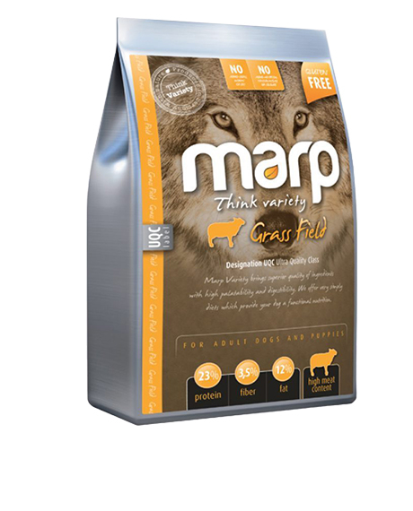 Marp Variety Grass Field sausas maistas šunims su ėriena : Pakuotė - 2 kg