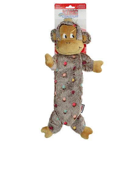 KONG Low Stuff Monkey žaislas šunims, 40 cm