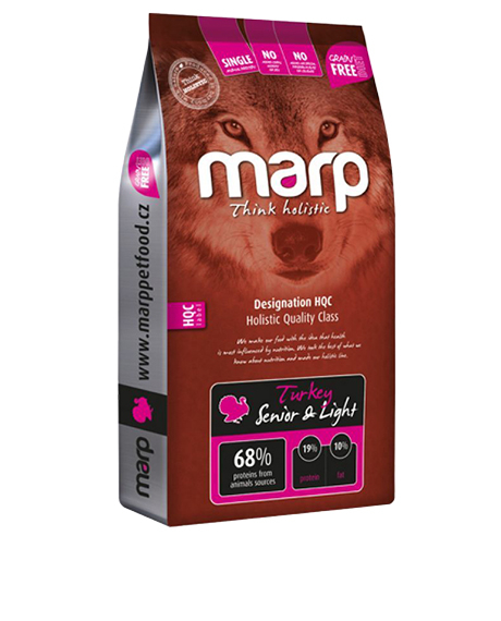 Marp Holistic Turkey Senior-Light sausas maistas šunims su kalakutiena : Pakuotė - 12 kg