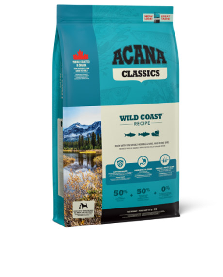 Acana Wild Coast sausas maistas šunims su žuvimi : Pakuotė - 9.7 kg