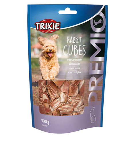 Trixie Premio Rabbit Cubes skanėstai šunims su triušiena, 100 g