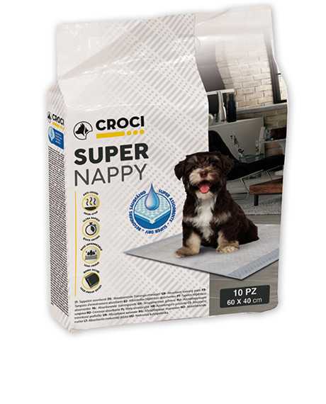 Croci Super Nappy vienkartinės palutės 60x40 cm, 10 vnt