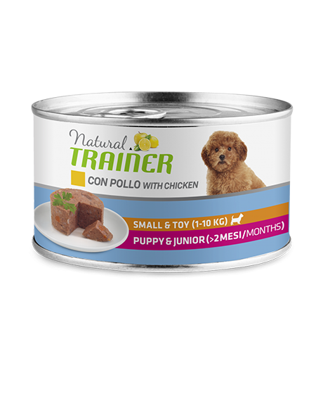 Natural Trainer Puppy-Junior Mini konservai šuniukams su vištiena, 150 g