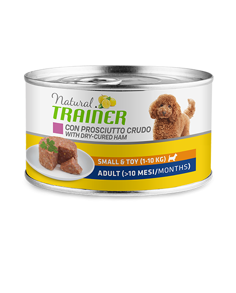 Natural Trainer Adult Mini konservai šunims su kumpiu, 150 g