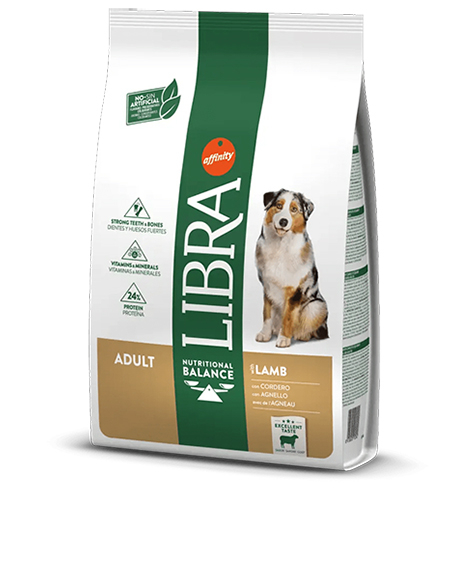 Libra Dog Lamb sausas maistas šunims su ėriena, 12 kg