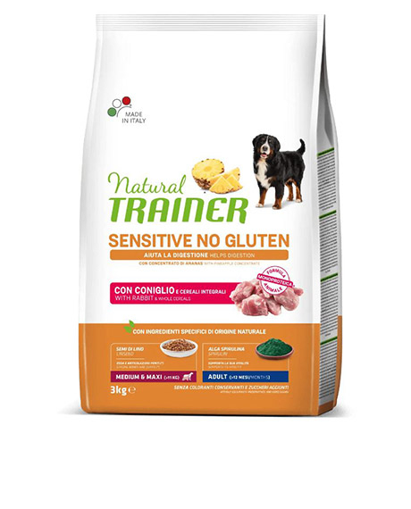 Natural Trainer Sensitive M/M sausas maistas šunims su triušiena : Pakuotė - 3 kg