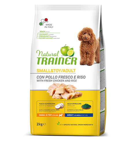 Natural Trainer Adult Mini sausas maistas šunims su vištiena : Pakuotė - 7 kg