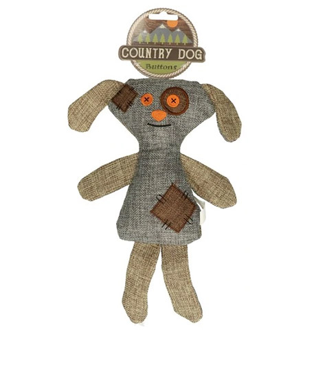 Country Dog Buttons žaislas šunims, 27 cm